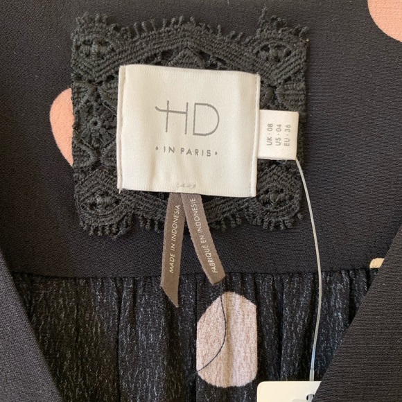 NWT HTF ANTHRO Felicity Polka Dot Dress size 4 - Picture 6 of 6